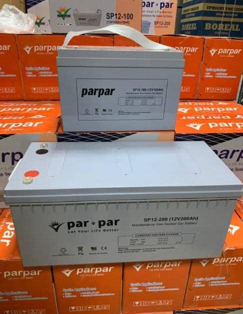 Batterie Solaire Gel Parpar 12V 200Ah (SP12-200)