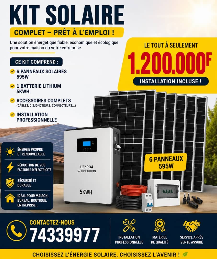 KIT SOLAIRE COMPLET